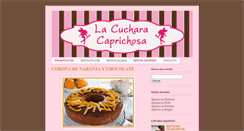 Desktop Screenshot of lacucharacaprichosa.com